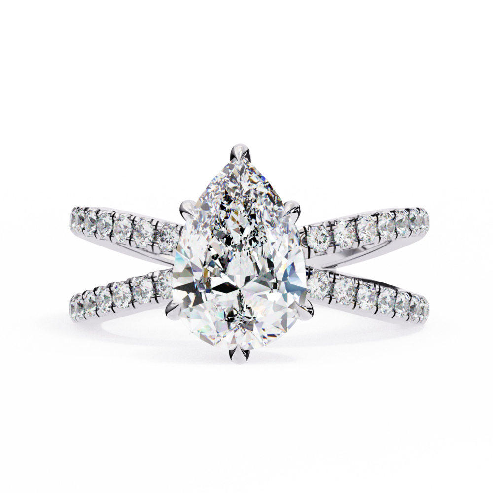 Reginalda PEAR & ROUND RING - Image 7
