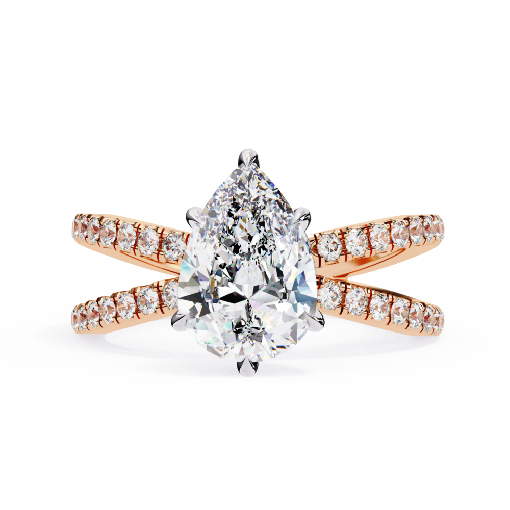 Reginalda PEAR & ROUND RING - Image 8