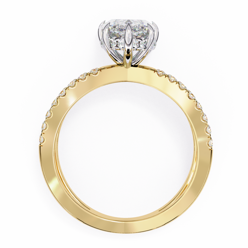 Sterling MARQUISE & ROUND RING - Image 6