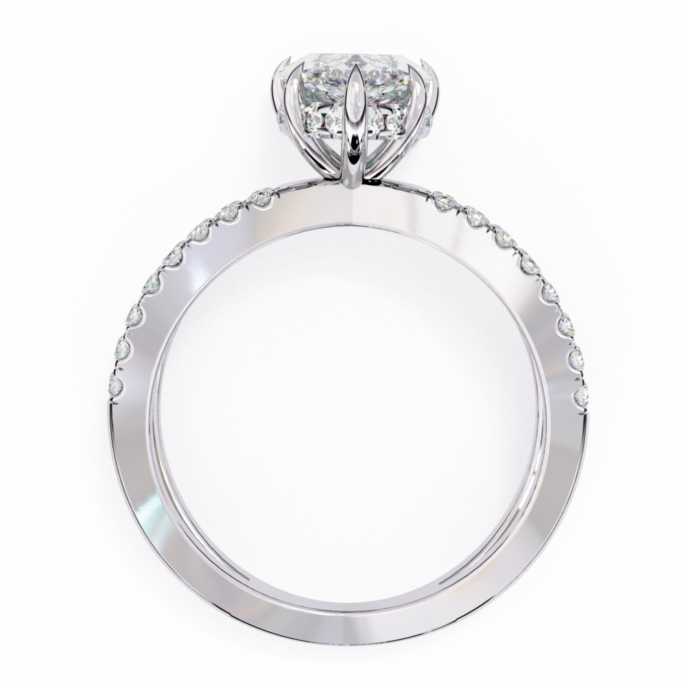 Sterling MARQUISE & ROUND RING - Image 7