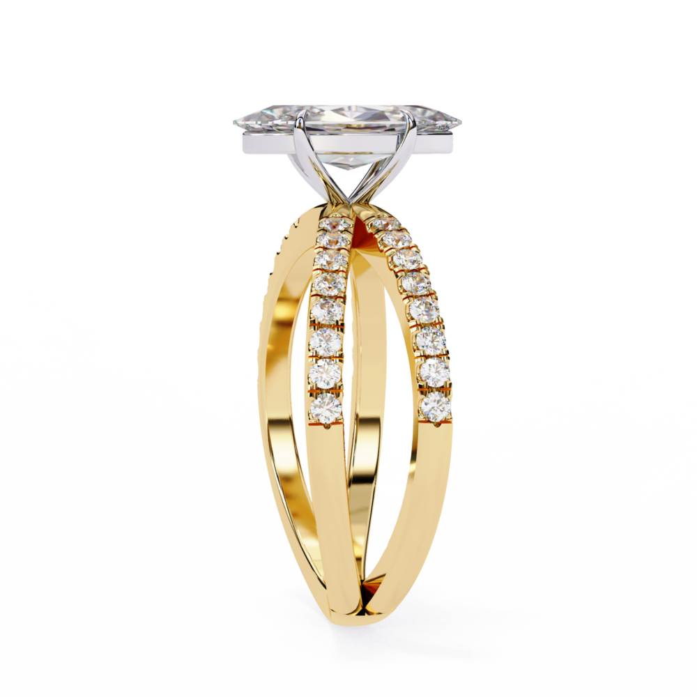 Baozhai MARQUISE & ROUND RING - Image 3