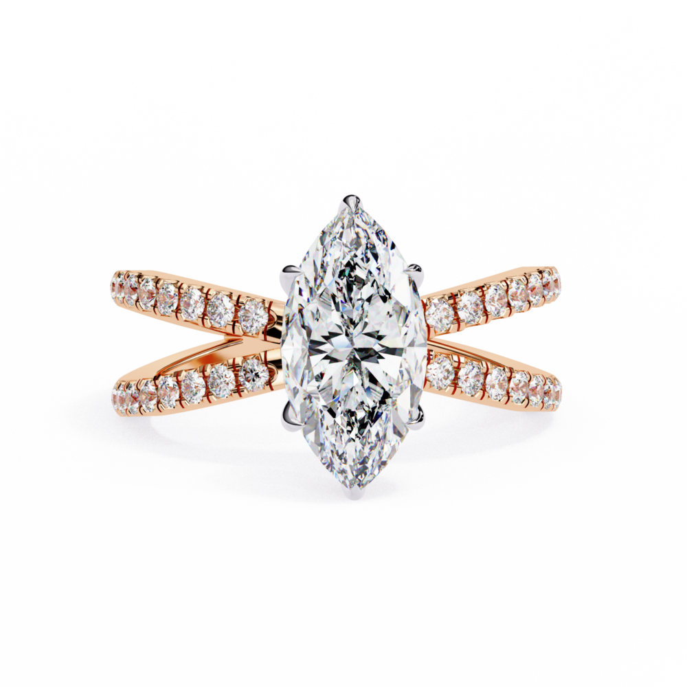 Baozhai MARQUISE & ROUND RING - Image 7