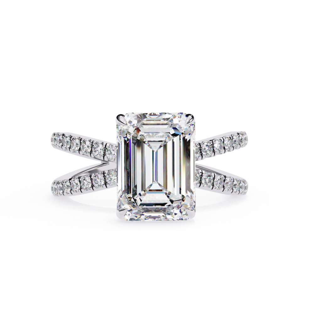 Seraphina EMERALD & ROUND RING - Image 6