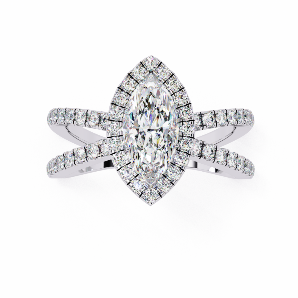 Isabeau MARQUISE & ROUND RING - Image 4