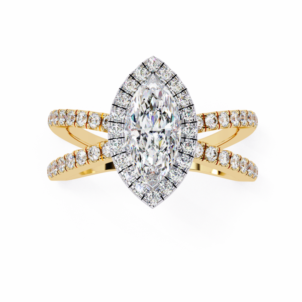 Isabeau MARQUISE & ROUND RING - Image 5