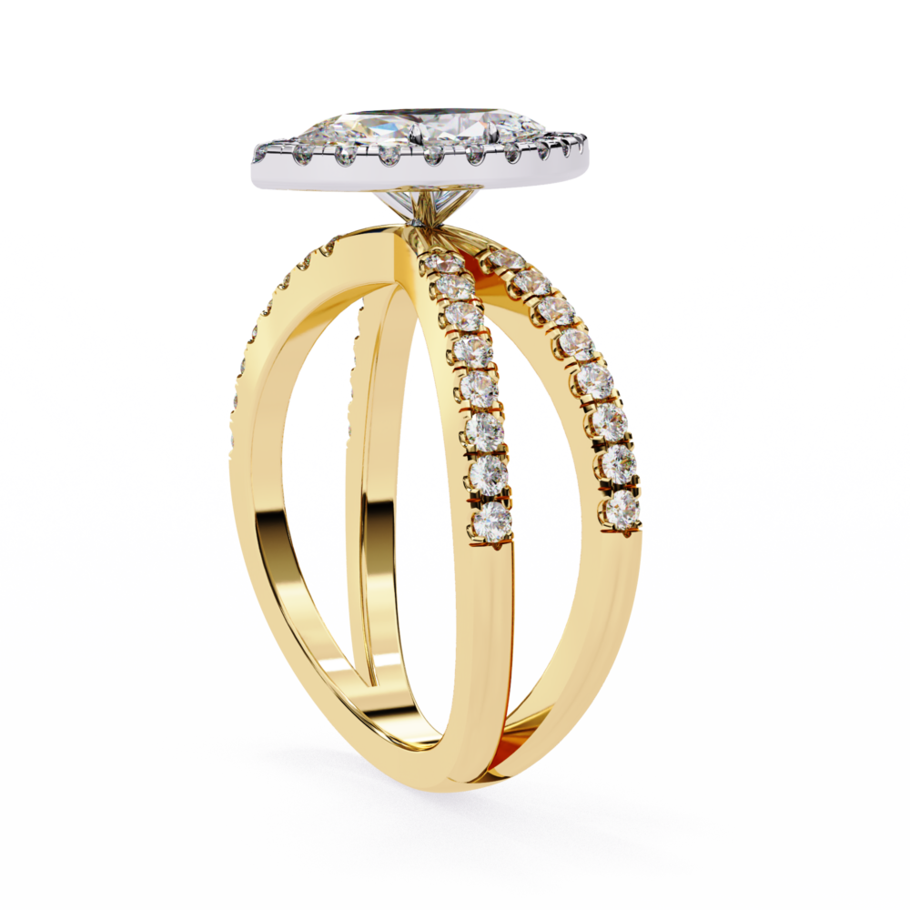 Isabeau MARQUISE & ROUND RING - Image 8