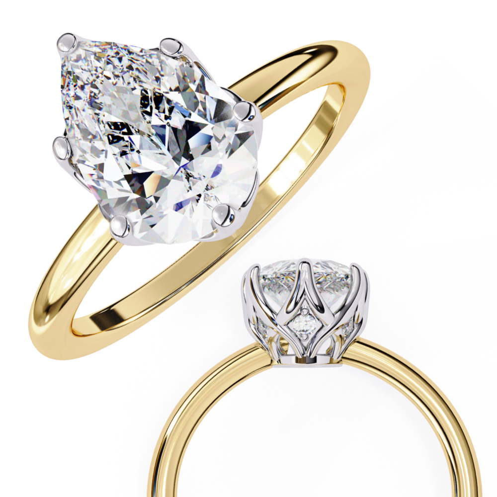 Meixiang PEAR & ROUND RING - Image 5