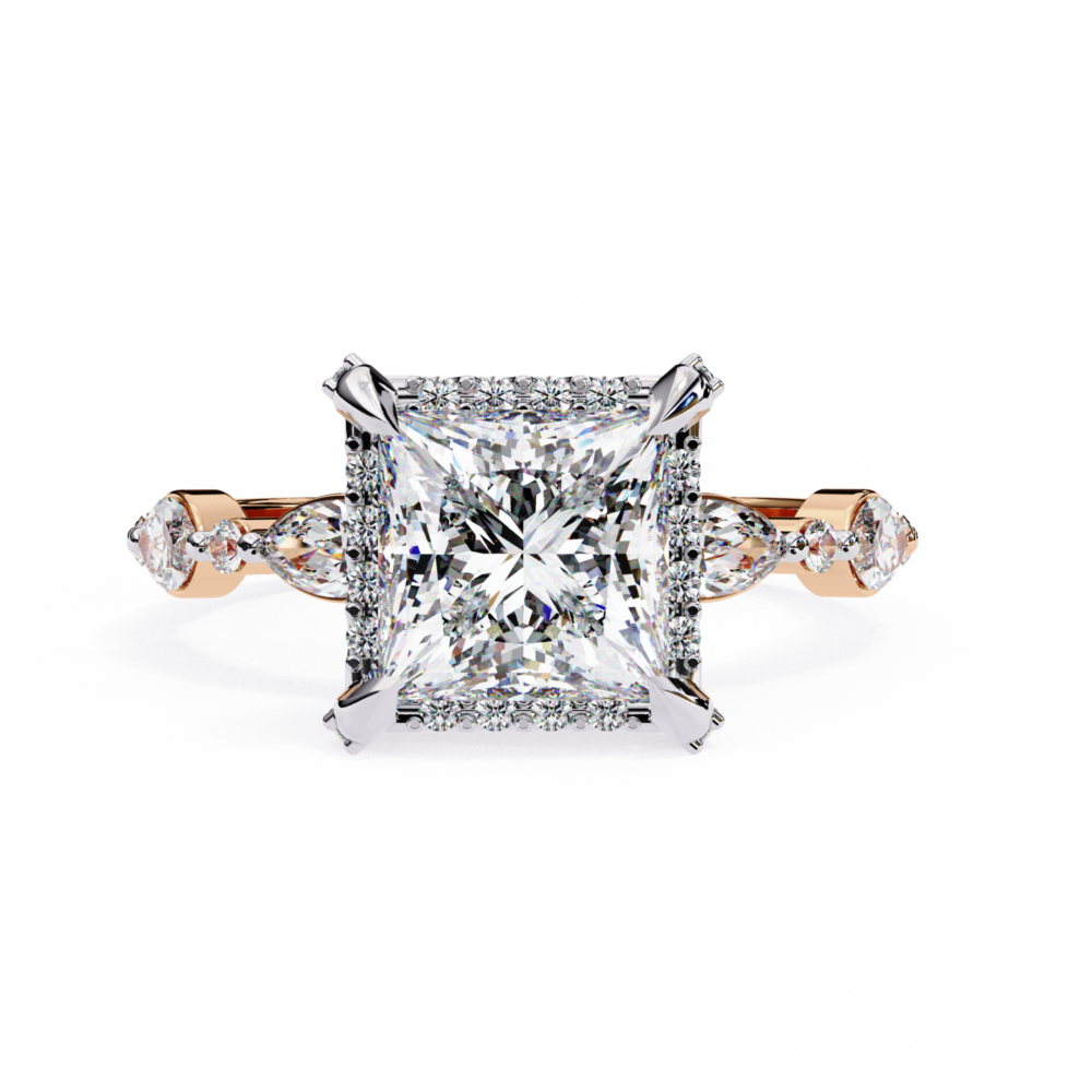 Vanderbilt PRINCESS & ROUNDA & MARQUISE RING - Image 3