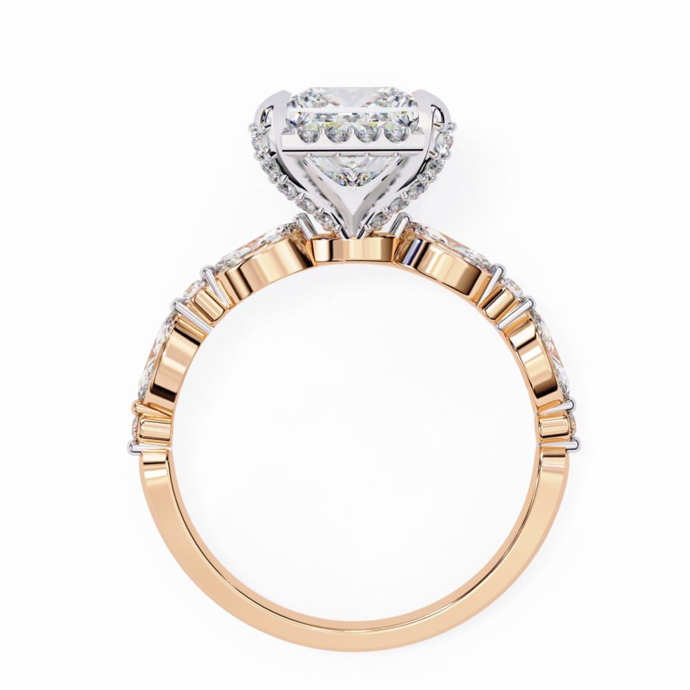 Vanderbilt PRINCESS & ROUNDA & MARQUISE RING - Image 4