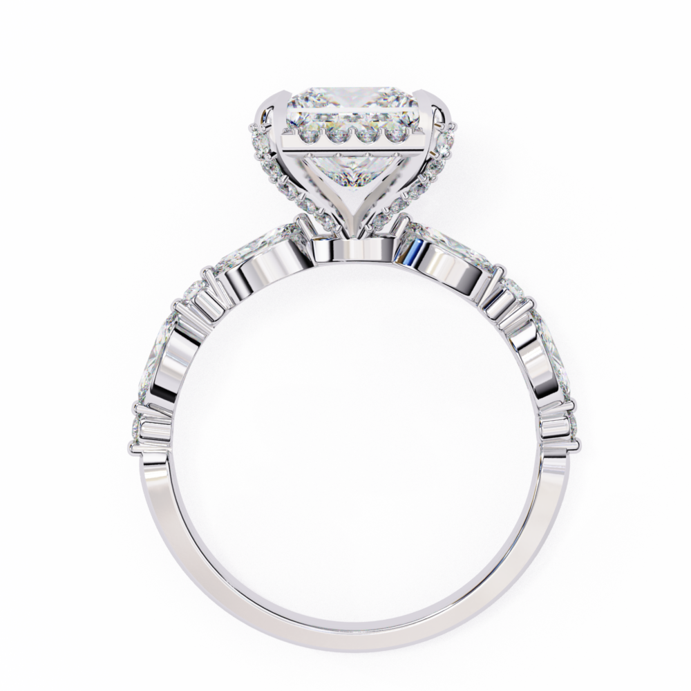 Vanderbilt PRINCESS & ROUNDA & MARQUISE RING - Image 5