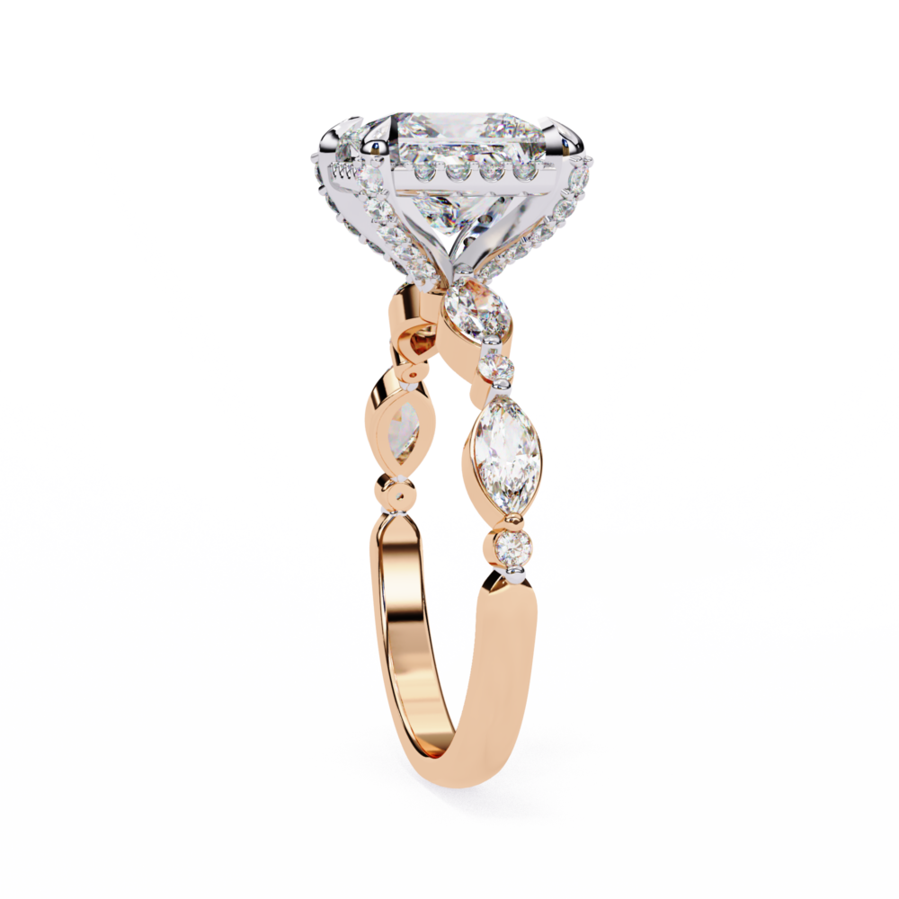 Vanderbilt PRINCESS & ROUNDA & MARQUISE RING - Image 7
