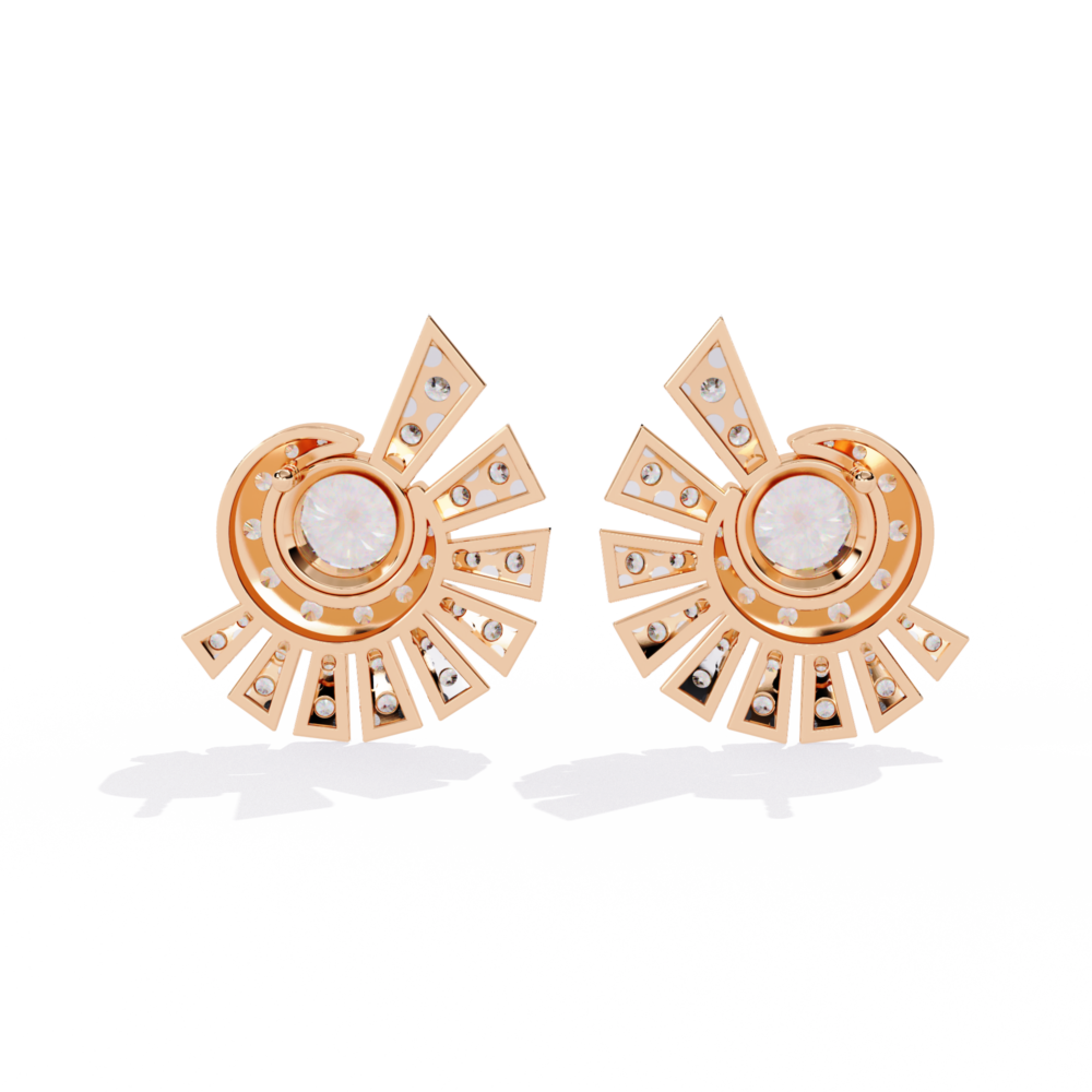 Imperial Dazzle Round EARRING - Image 7
