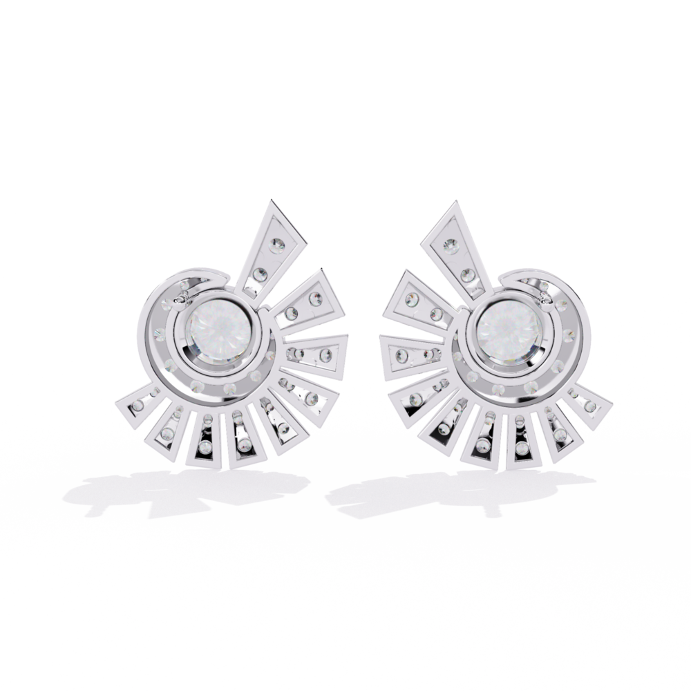 Imperial Dazzle Round EARRING - Image 8