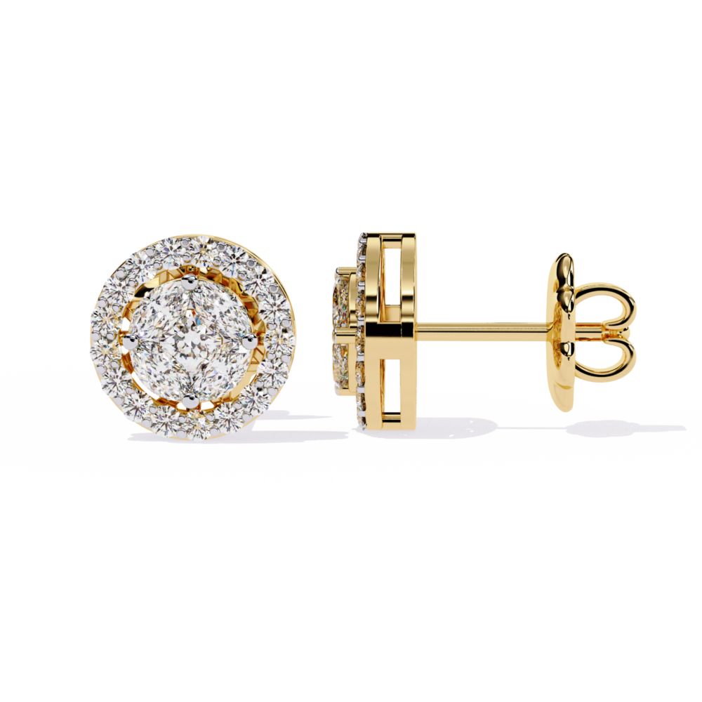 Yinghua Round Marquise Round EARRING - Image 6