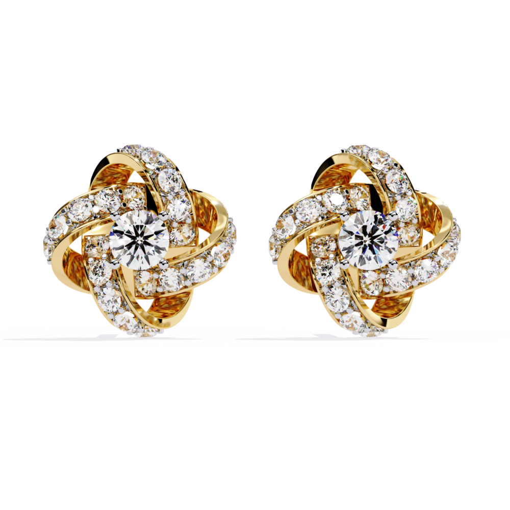 Emma Luxe Round EARRING - Image 3