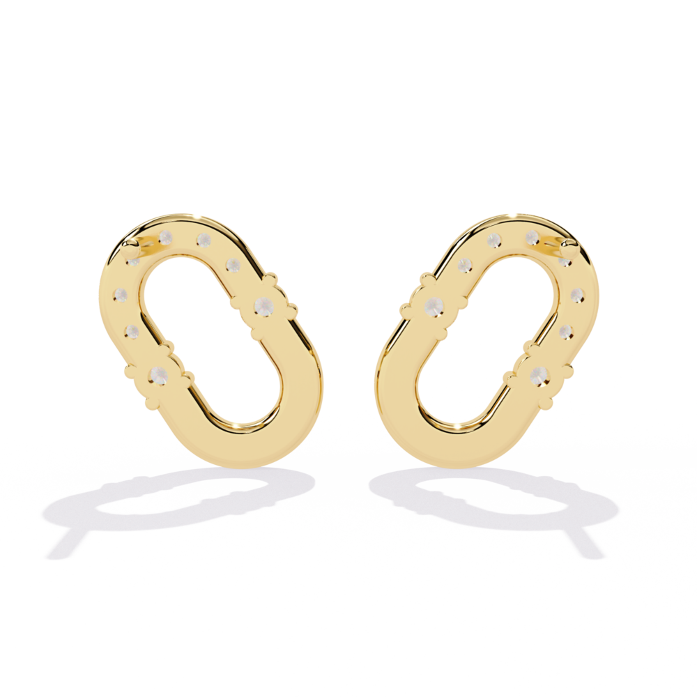 Ava Lux Round EARRING - Image 6