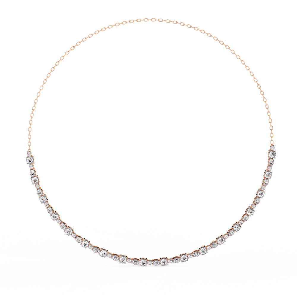 Ethereal Round Oval NECKLACE - Image 3
