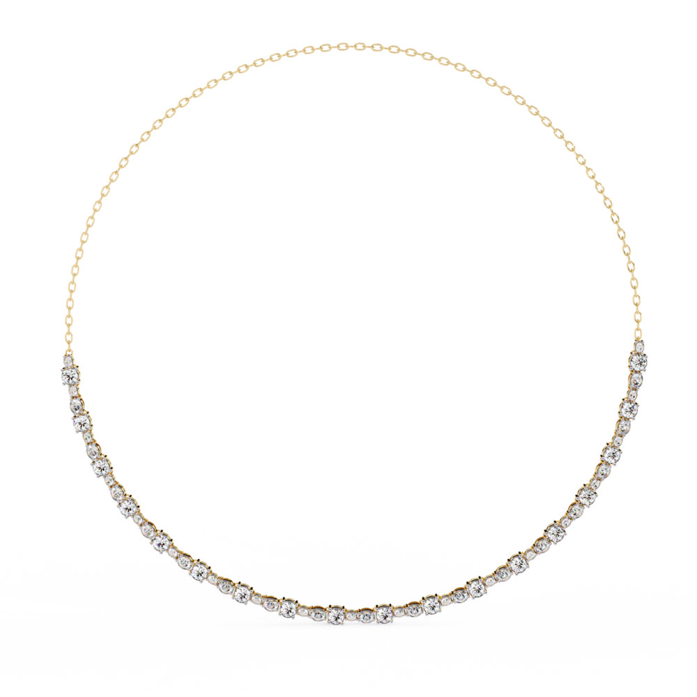 Ethereal Round Oval NECKLACE - Image 4