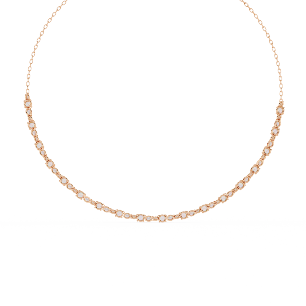 Ethereal Round Oval NECKLACE - Image 6