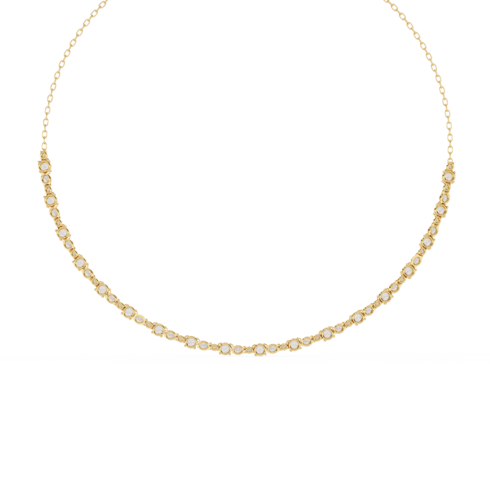 Ethereal Round Oval NECKLACE - Image 7