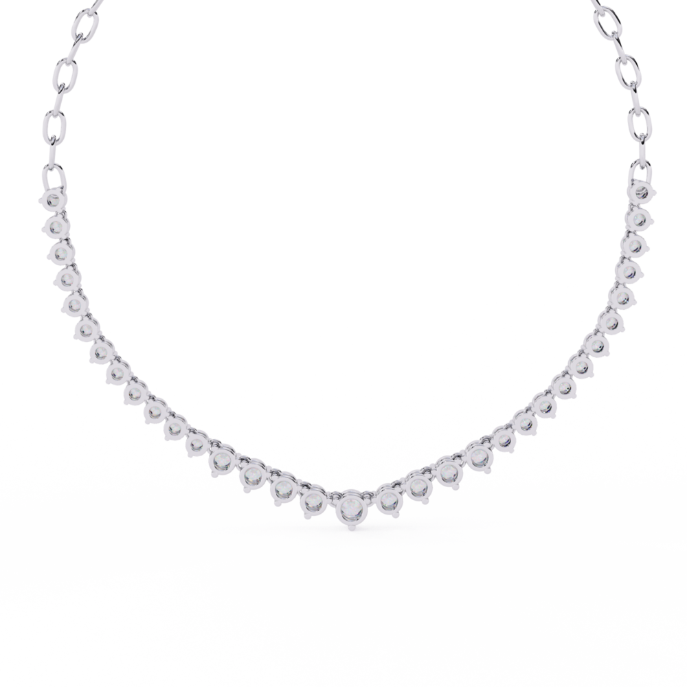 Evelyn Grace Round Oval NECKLACE - Image 4