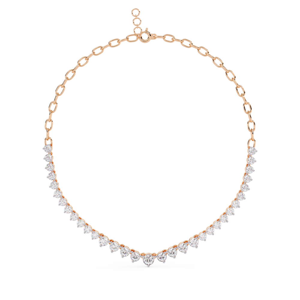 Evelyn Grace Round Oval NECKLACE - Image 6