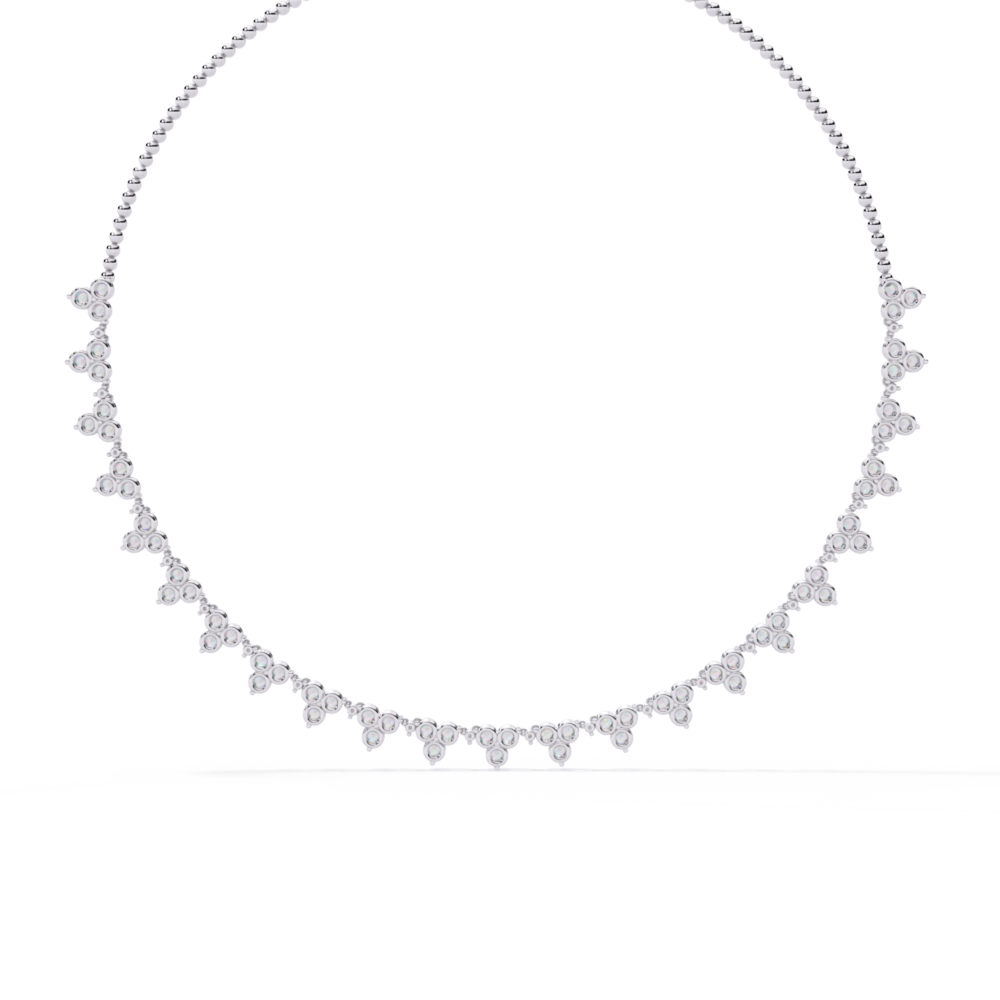 Diamond Essence Emerald Pear NECKLACE - Image 3