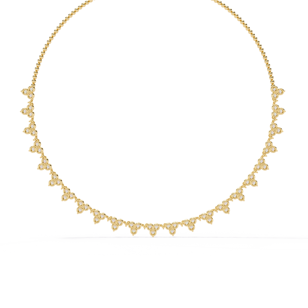 Diamond Essence Emerald Pear NECKLACE - Image 4