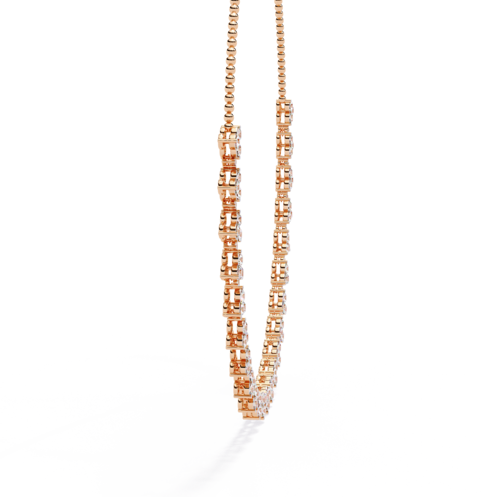 Diamond Essence Emerald Pear NECKLACE - Image 5