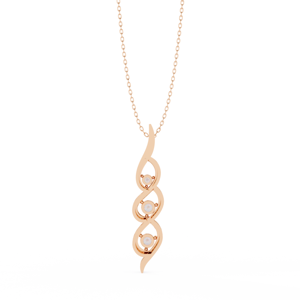 Pandora Pear Round NECKLACE - Image 4