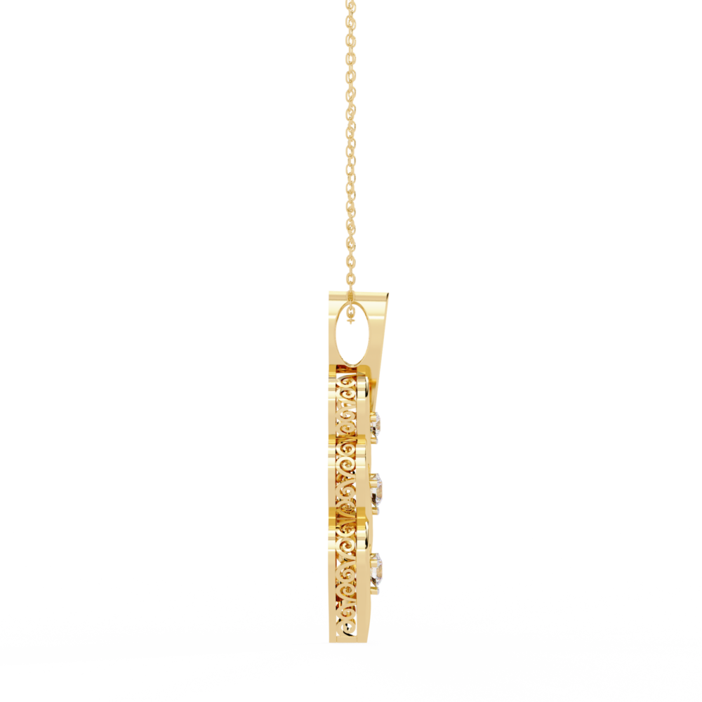 Pandora Pear Round NECKLACE - Image 5