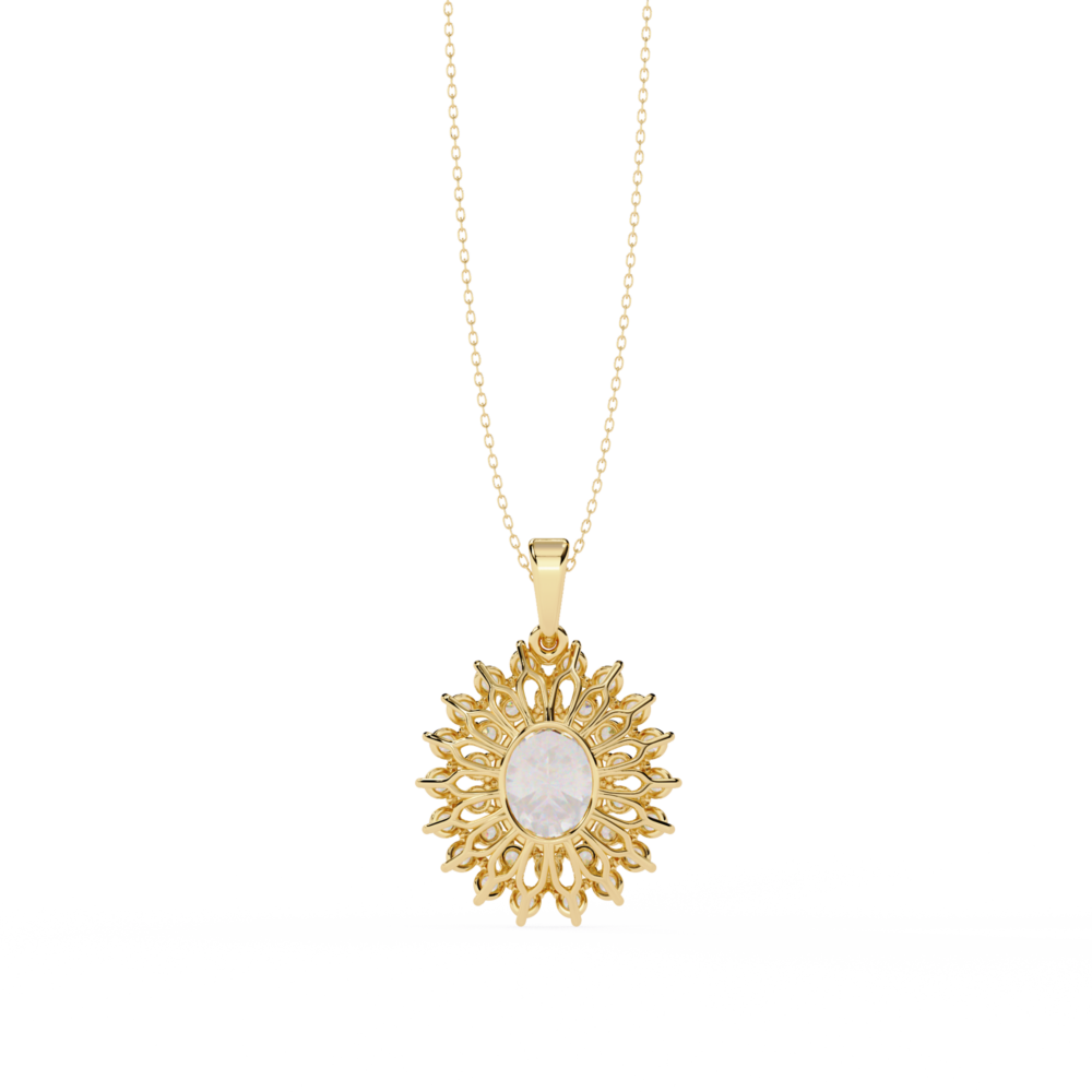 Huanghe Lian Heart Round NECKLACE - Image 4