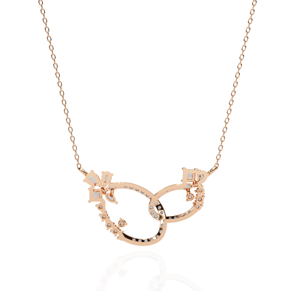Chloe Aurora Marquise  Princess Round Pear Round  NECKLACE - Image 3