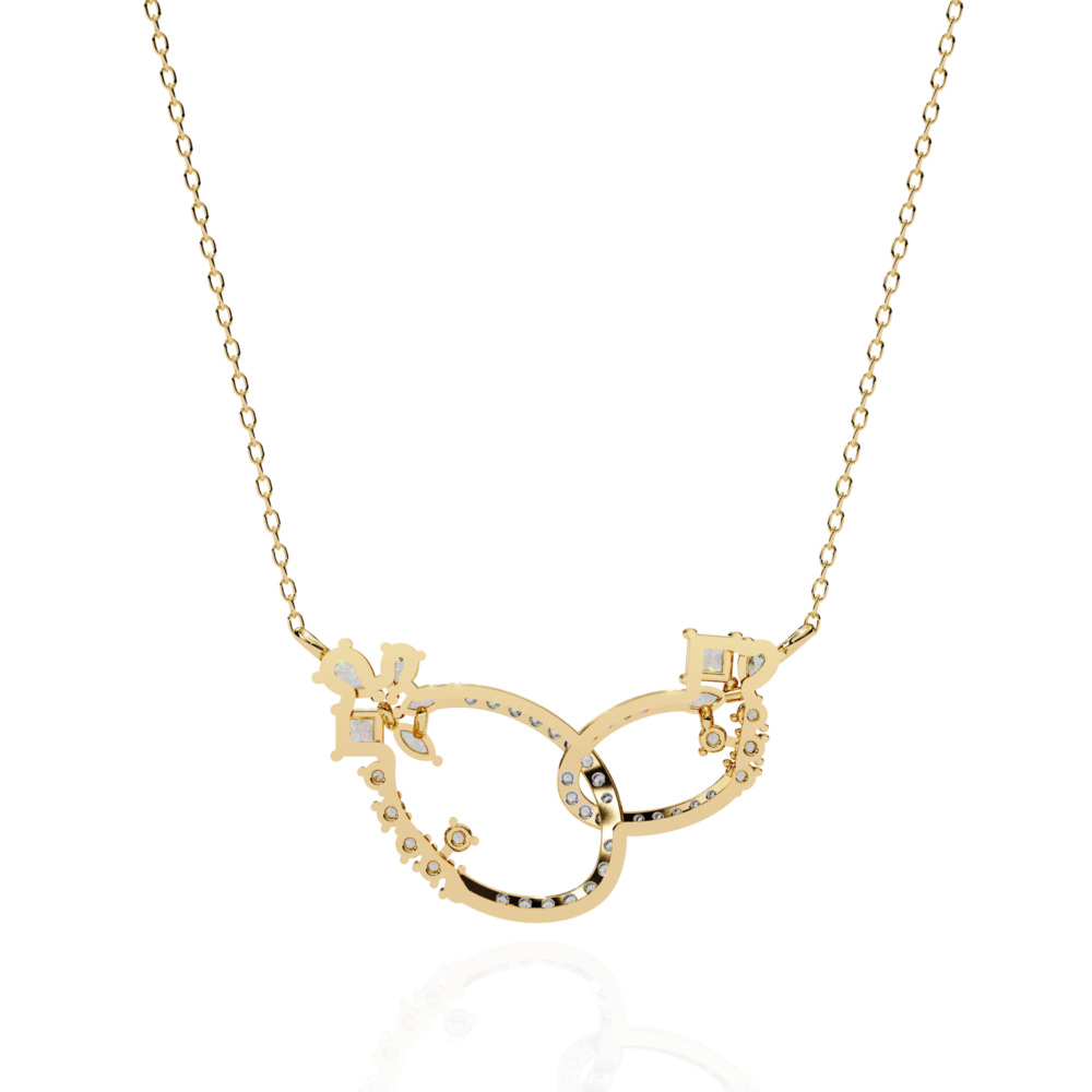 Chloe Aurora Marquise  Princess Round Pear Round  NECKLACE - Image 4