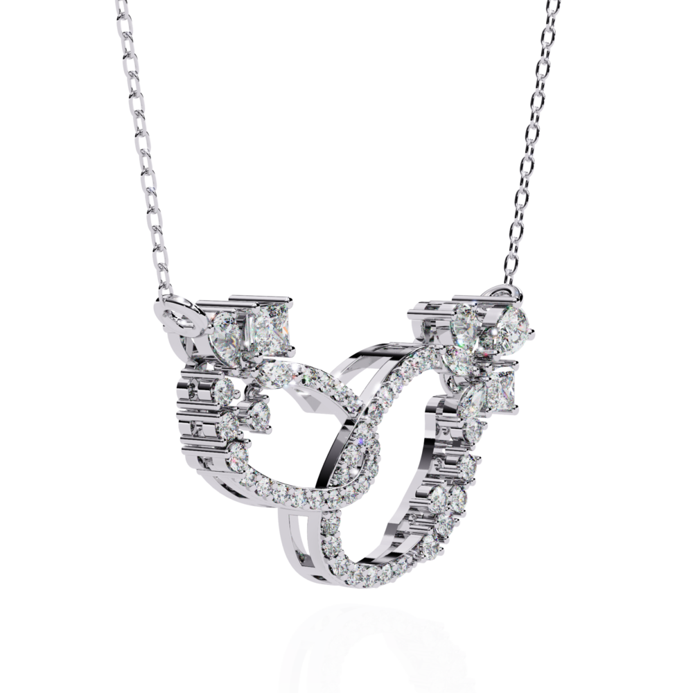 Chloe Aurora Marquise  Princess Round Pear Round  NECKLACE - Image 8
