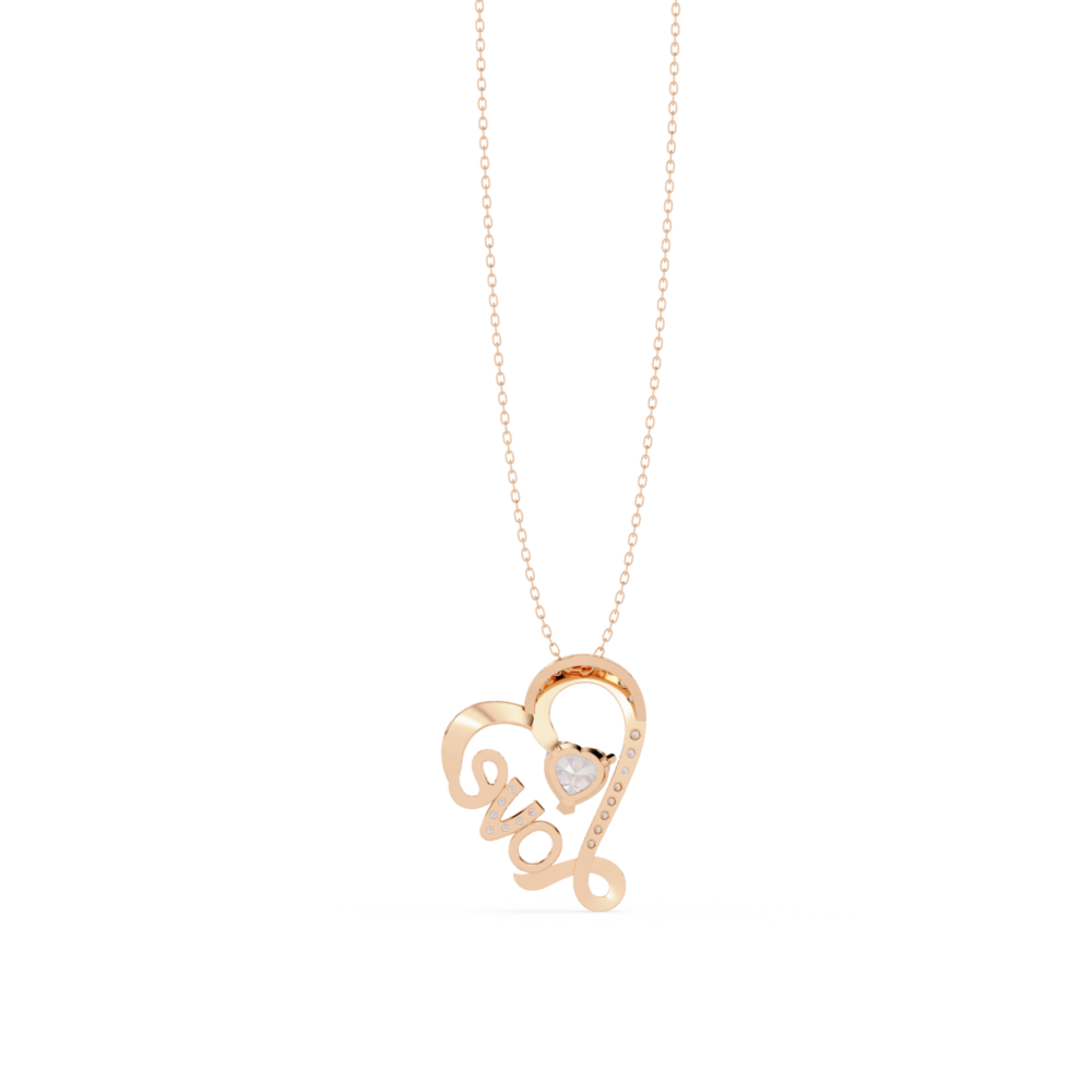 Bianca Heart Round PENDANT - Image 6