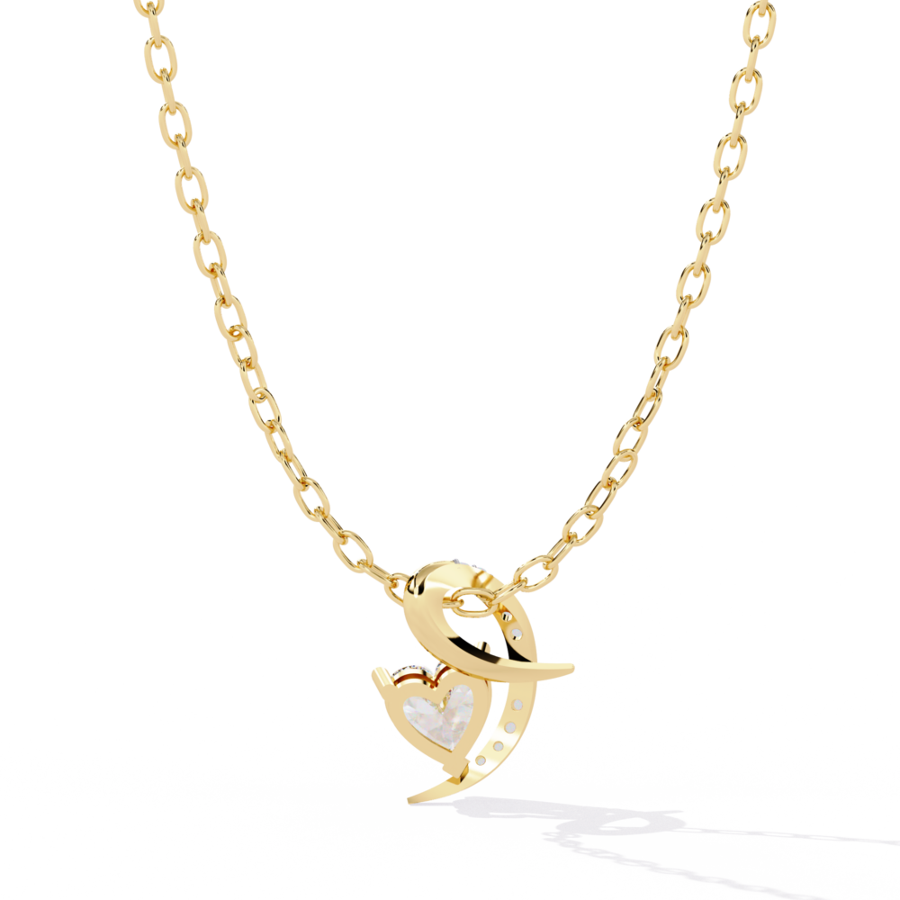 Zoe Heart Round PENDANT - Image 4