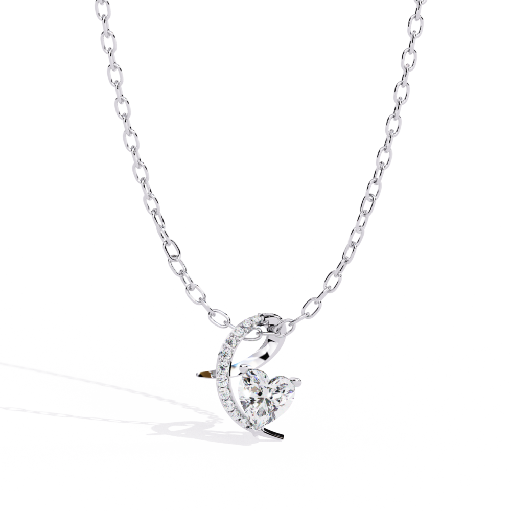 Zoe Heart Round PENDANT - Image 6