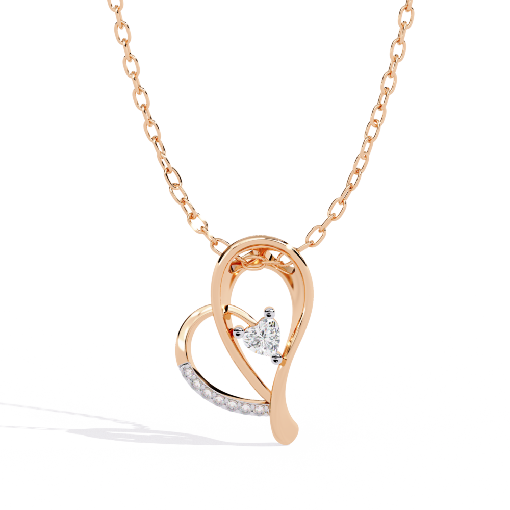 Isabella Shine Round Heart PENDANT - Image 5