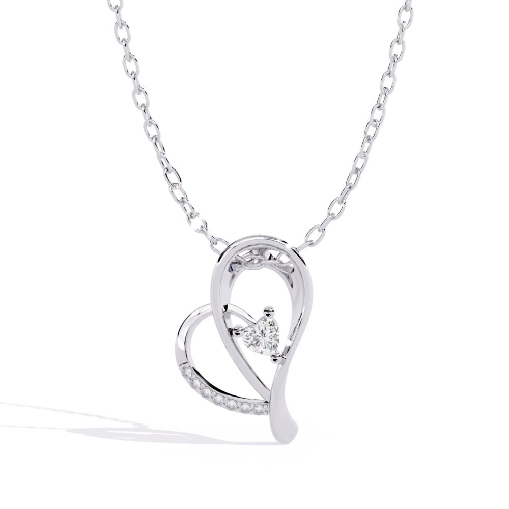 Isabella Shine Round Heart PENDANT - Image 6