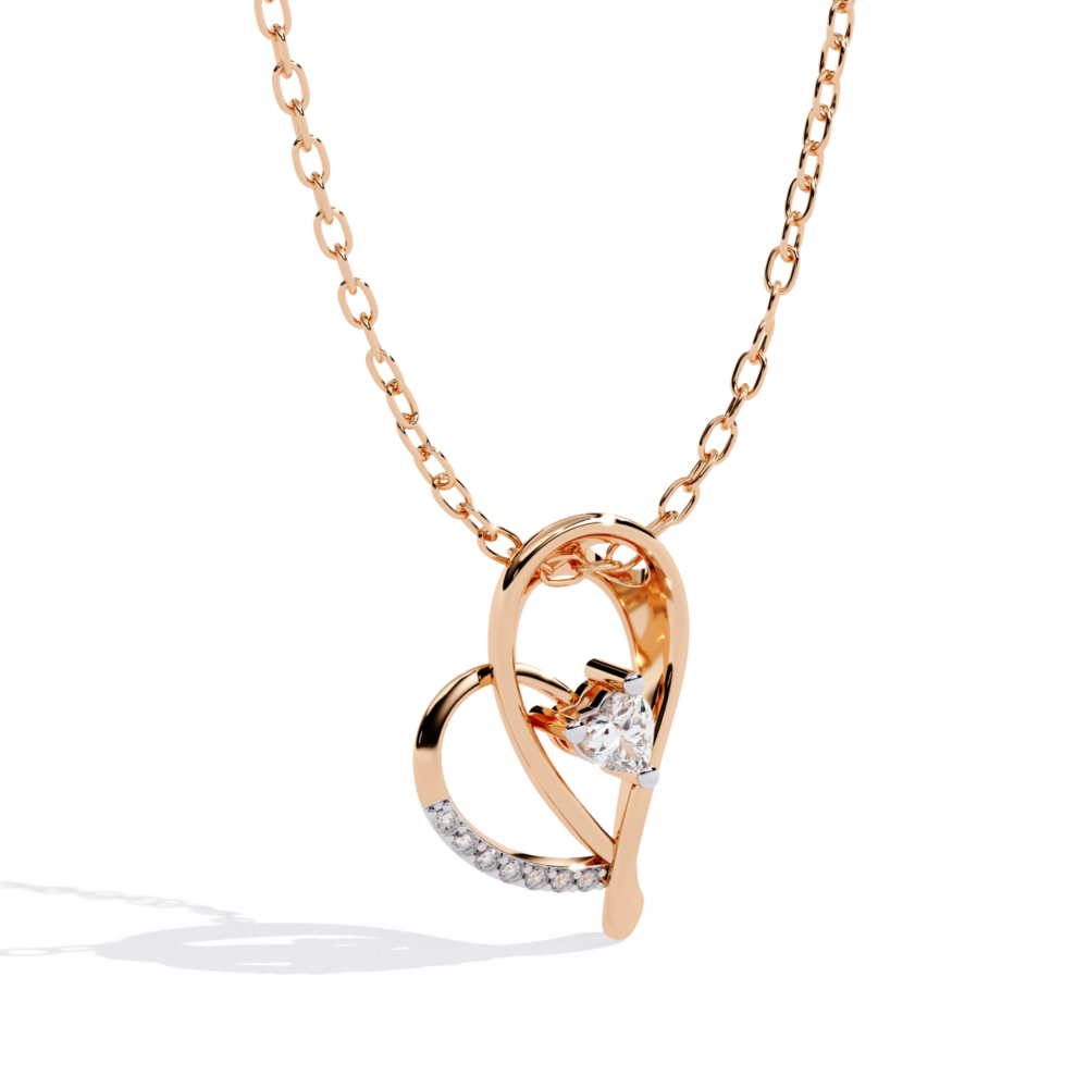Isabella Shine Round Heart PENDANT - Image 8