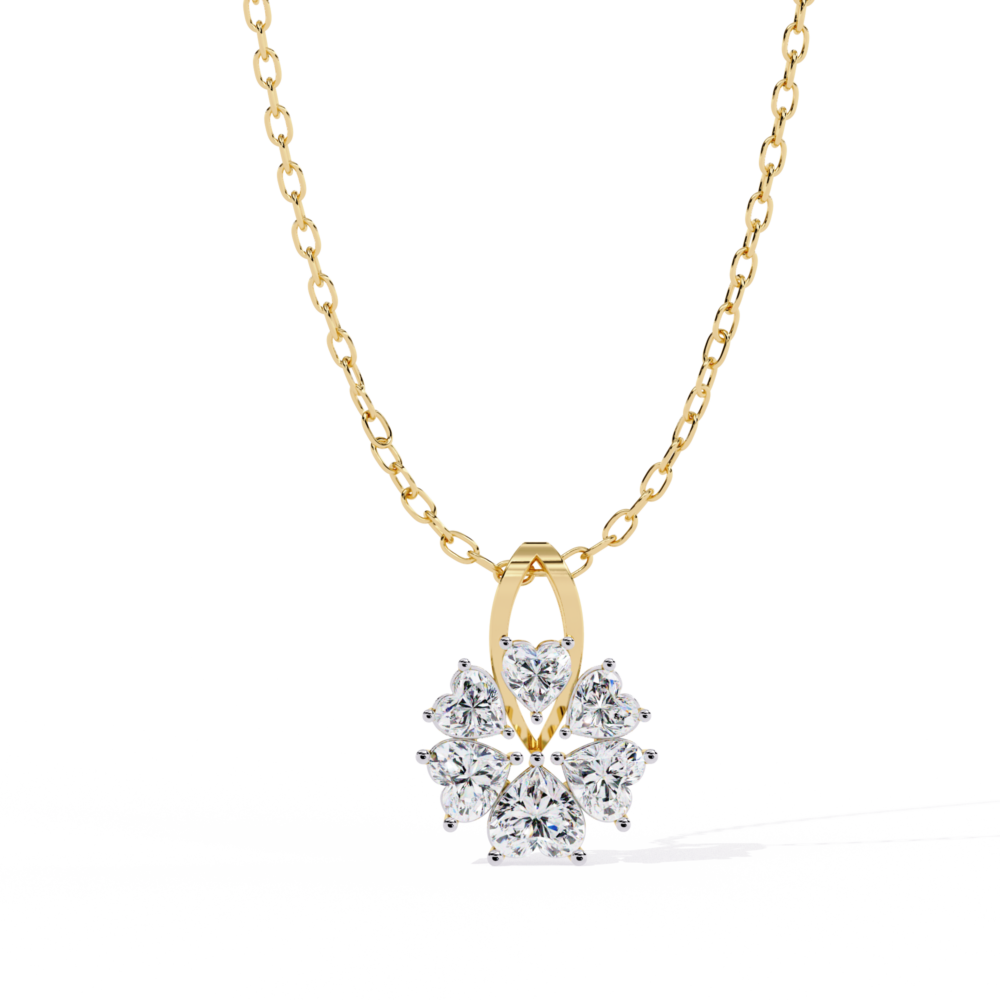 Royal Halo Heart PENDANT - Image 3