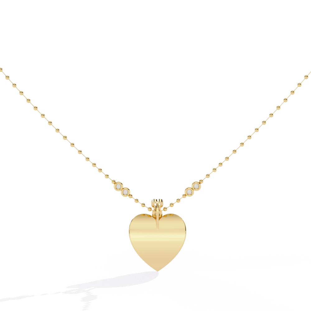 Velvet Radiance Round Heart PENDANT - Image 4