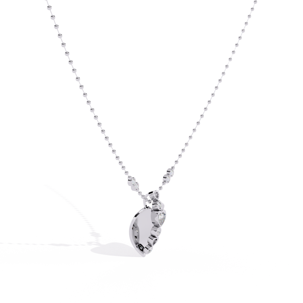 Velvet Radiance Round Heart PENDANT - Image 7
