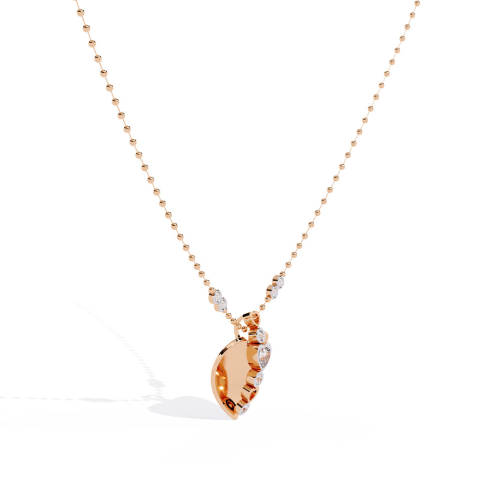 Velvet Radiance Round Heart PENDANT - Image 8