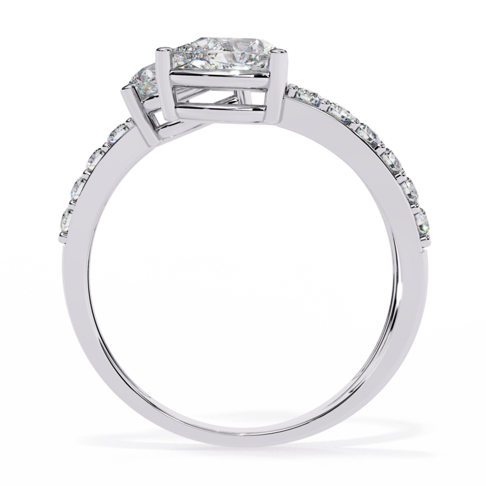 Harper Gold Pear Round RINGS - Image 4
