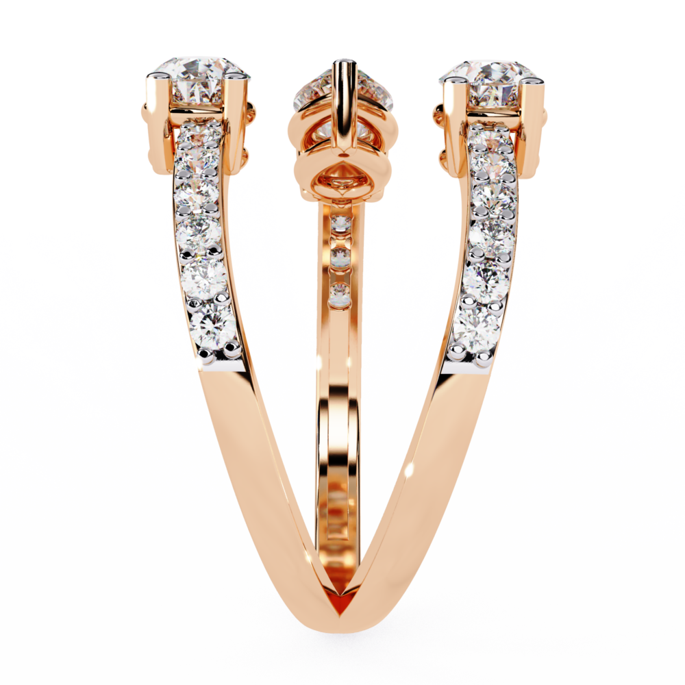 Harper Gold Pear Round RINGS - Image 7