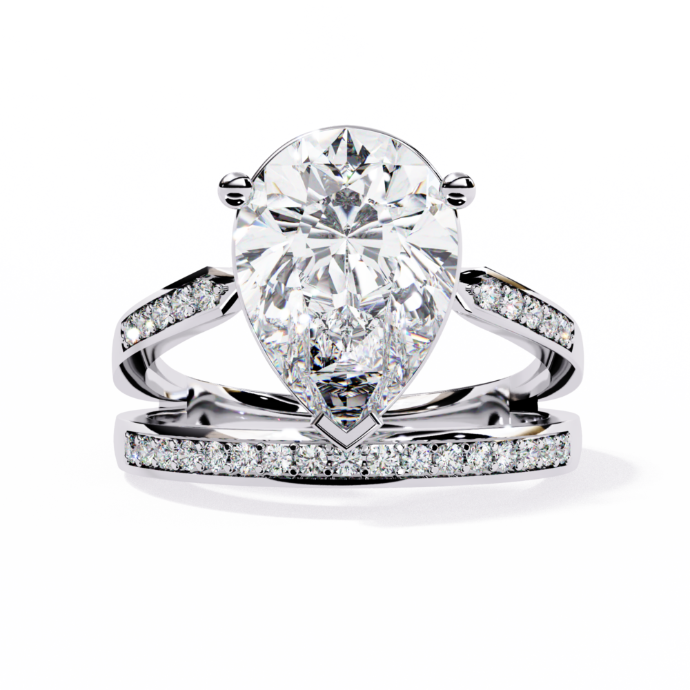Savannah Radiance Pear Round RINGS - Image 3