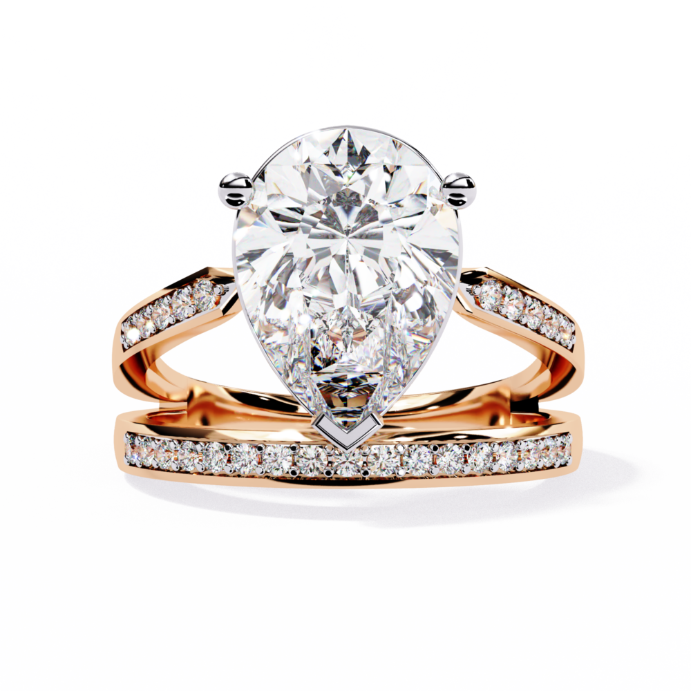 Savannah Radiance Pear Round RINGS - Image 5