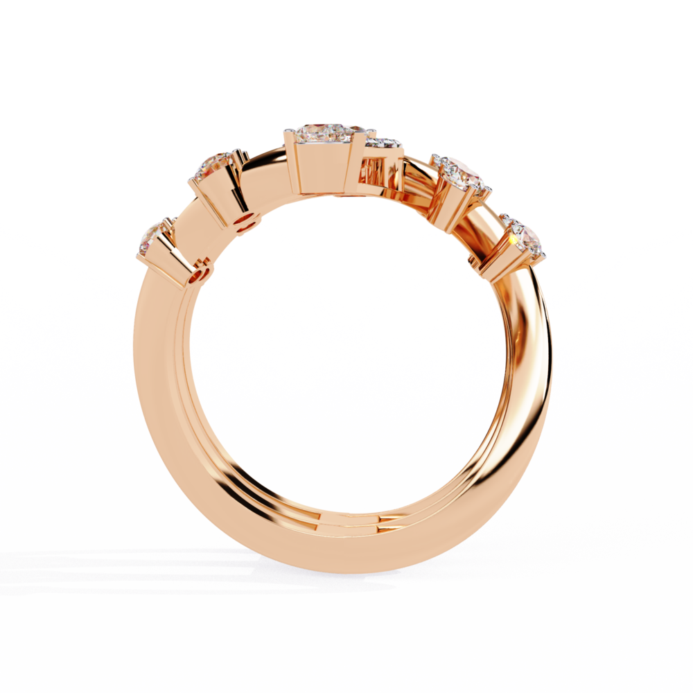 Linglong Pear Marquise Round RINGS - Image 6
